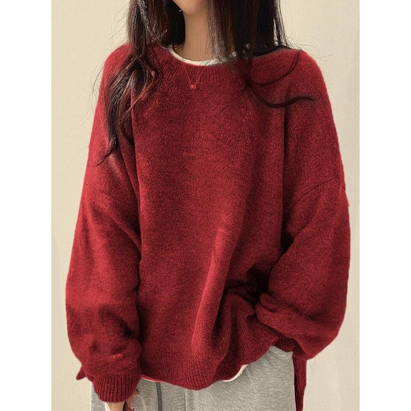 Vida | Oversized Crew Neck Sweater