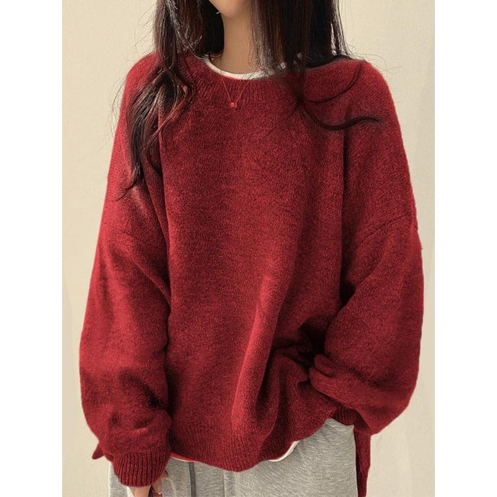 Vida | Oversized Crew Neck Sweater