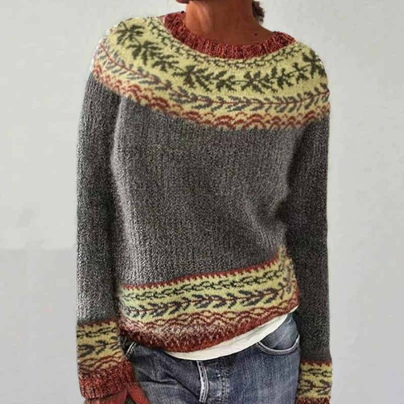 Henrietta | Scandinavian-Inspired Patterned Pullover
