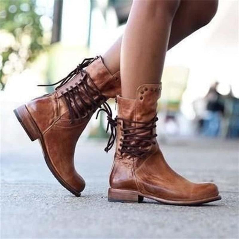 Women Mara | Studded Mid-Calf -Up Boots