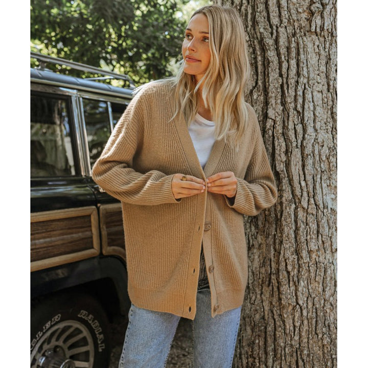 Carmina | Relaxed V-Neck Longline Cardigan