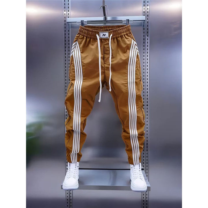 Μάρκους | Ριγέ παντελόνι jogger με πάνελ