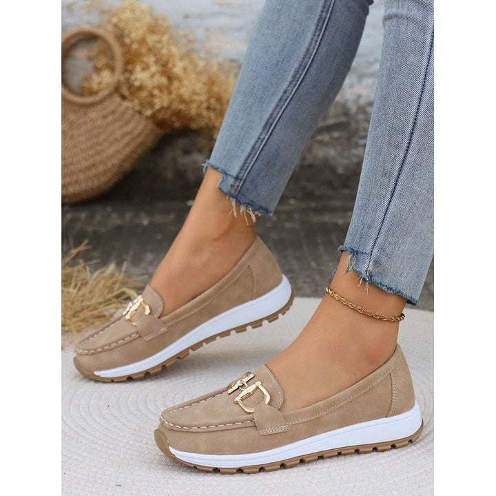 Elena | Buckle-Accent Slip-On Loafers