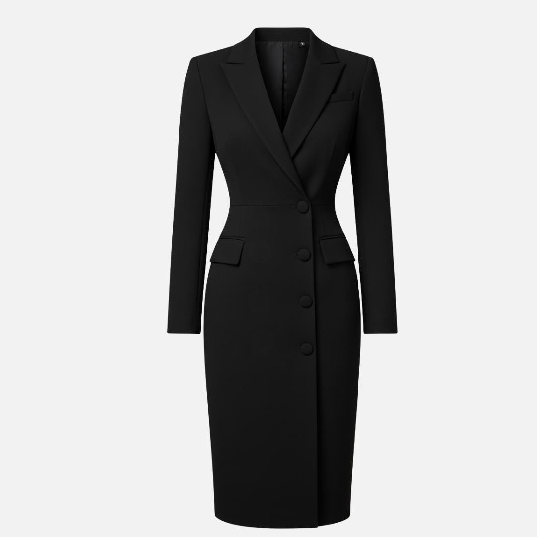 Tifanny | Abito blazer – abito midi aderente a maniche lunghe