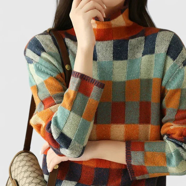 Florentiaa | Maglione dolcevita a quadri