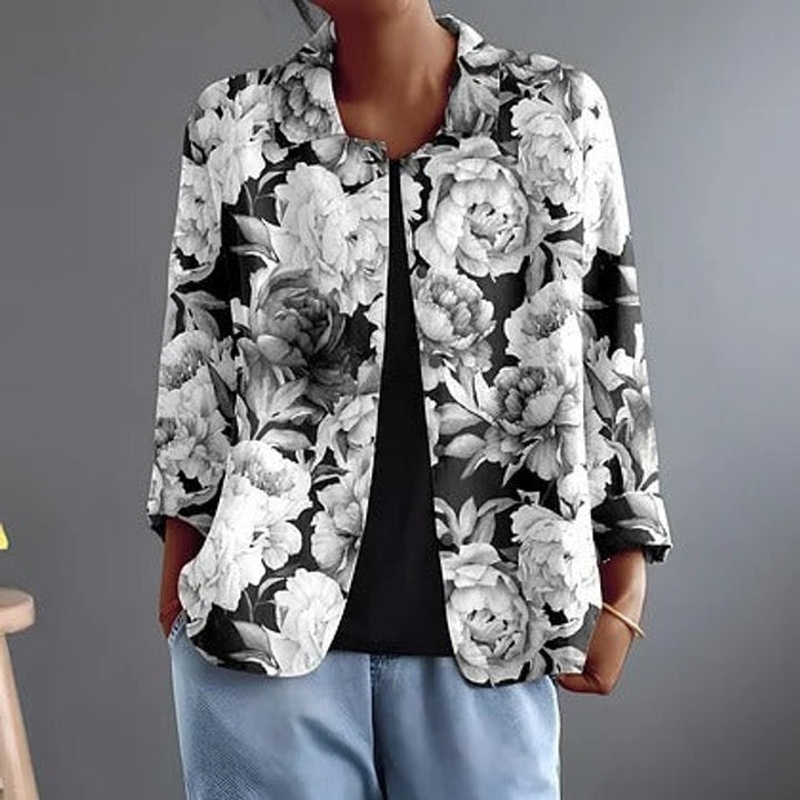 Leontina | Floral Print Boxy Blouse