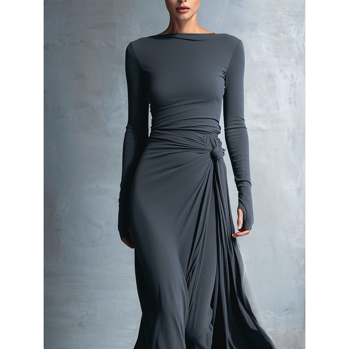 Naiara | Wrap Knot Maxi Dress