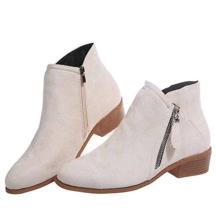 Capucine | Wide-Toe Low Ankle Boots