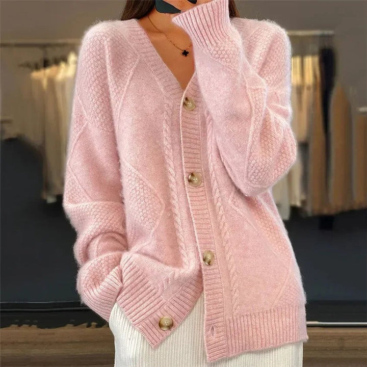 Clara | Textured Knit Cardigan