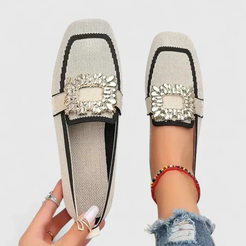 Maylora | Square-Toe Slip-On Loafers