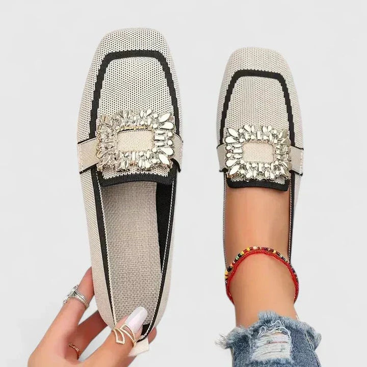 Maylora | Square-Toe Slip-On Loafers