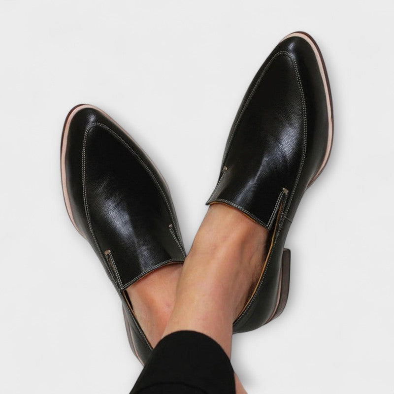 Jhazmiel | Pointed-Toe Slip-On Loafers