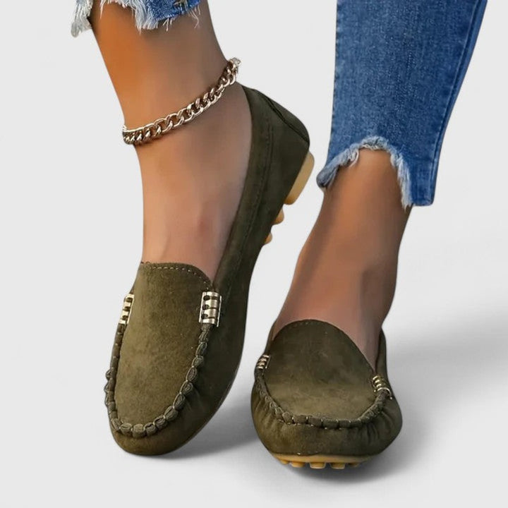 Karlene | Women's Moccasin-Stitch Slip-On Loafers