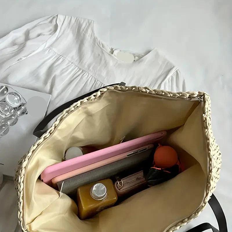 Alessia | Strohtasche für den Strand