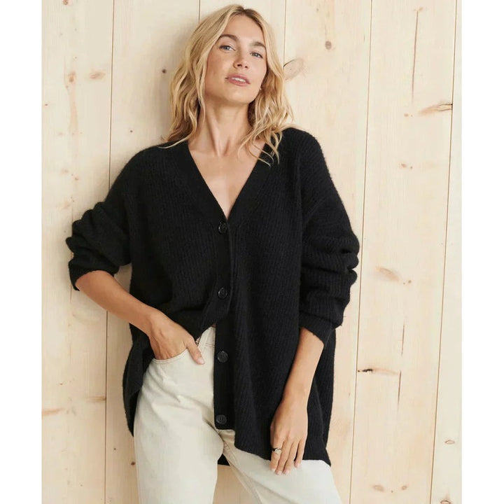Carmina | Relaxed V-Neck Longline Cardigan