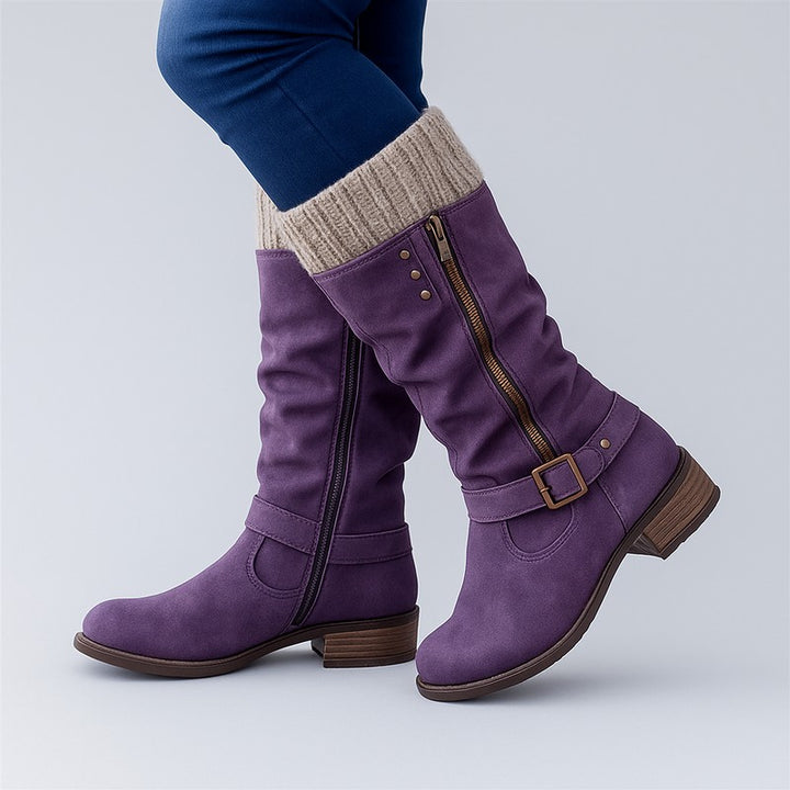 Women's Bonnie | Buckled Mid-Calf Boots