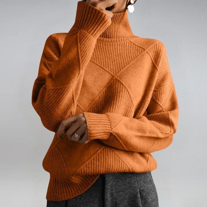 Magdalene | Fold-Over Turtleneck Sweater