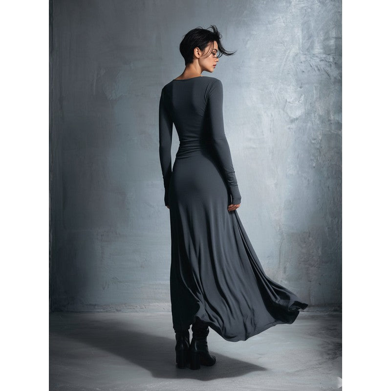 Naiara | Wrap Knot Maxi Dress