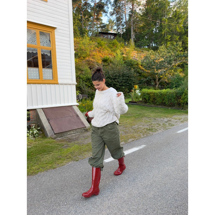 Evelyn | Vintage-Inspired Oversized Cable Knit Sweater