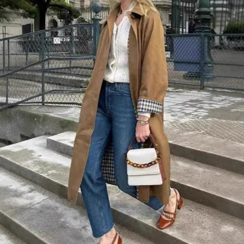 Lucia | Oversized Long Trench Coat