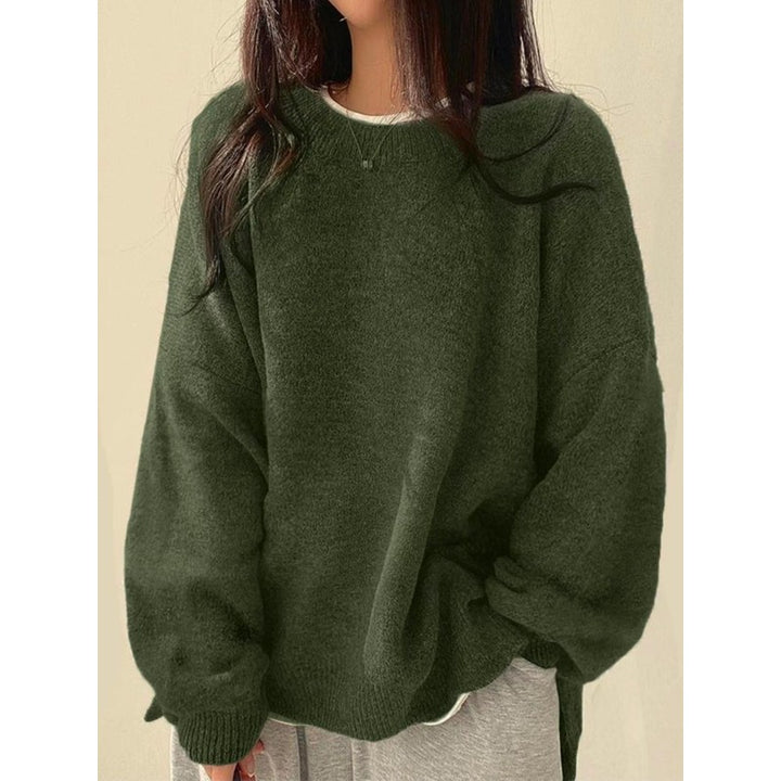 Vida | Oversized Crew Neck Sweater