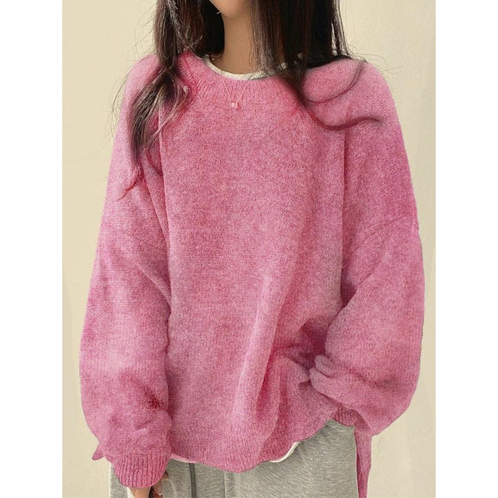 Vida | Oversized Crew Neck Sweater