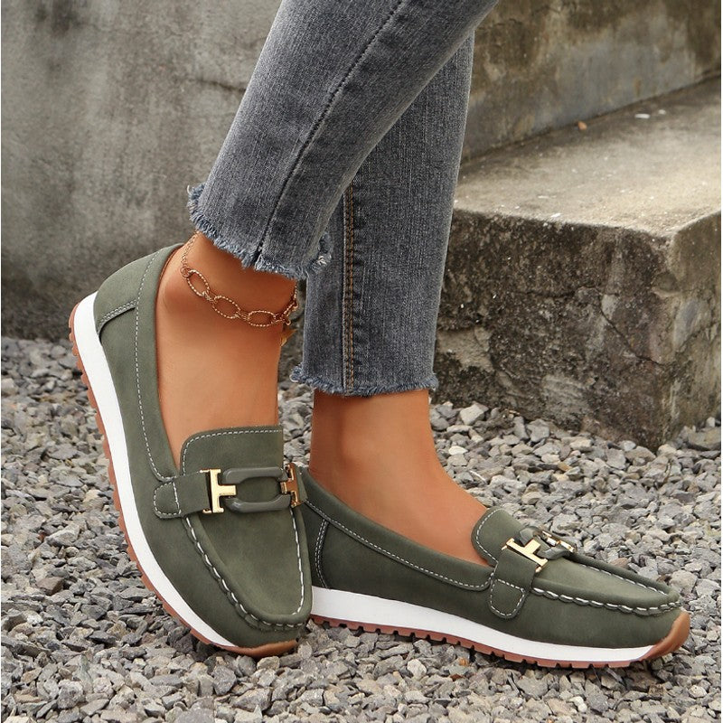 Emelia | Slip-On Wedge Loafers
