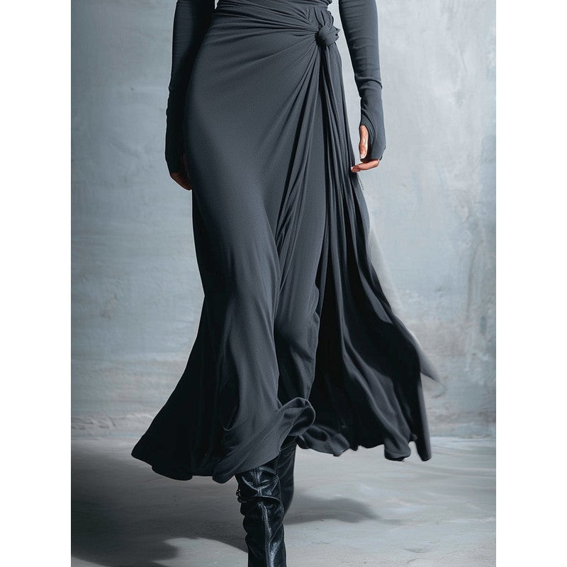 Naiara | Wrap Knot Maxi Dress