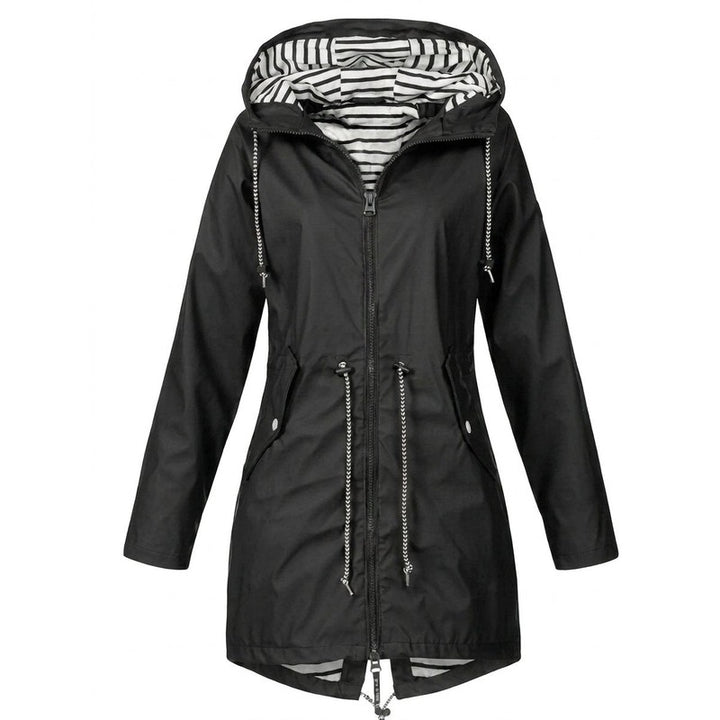 Women Coat | Margaret Hooded Drawstring Silhouette