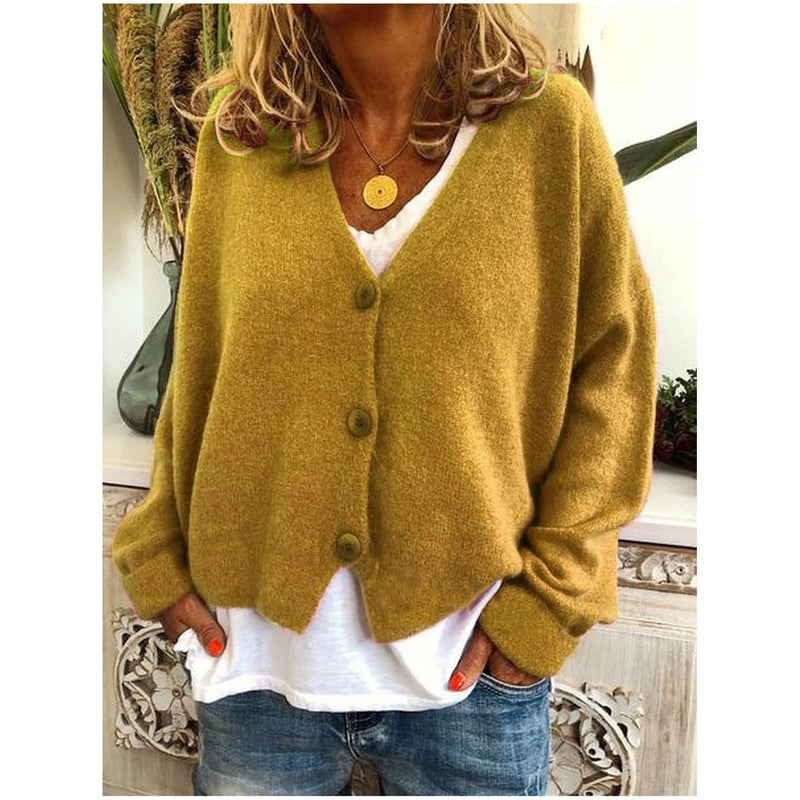 Amelia | V-Neck Oversized Cardigan