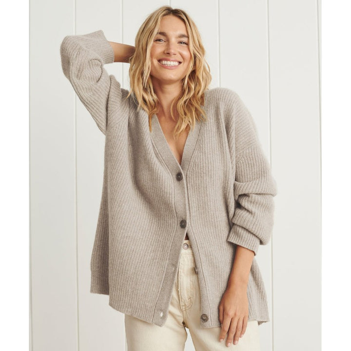 Carmina | Relaxed V-Neck Longline Cardigan