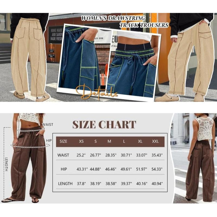 Vera | Pantaloni della tuta a gamba ampia