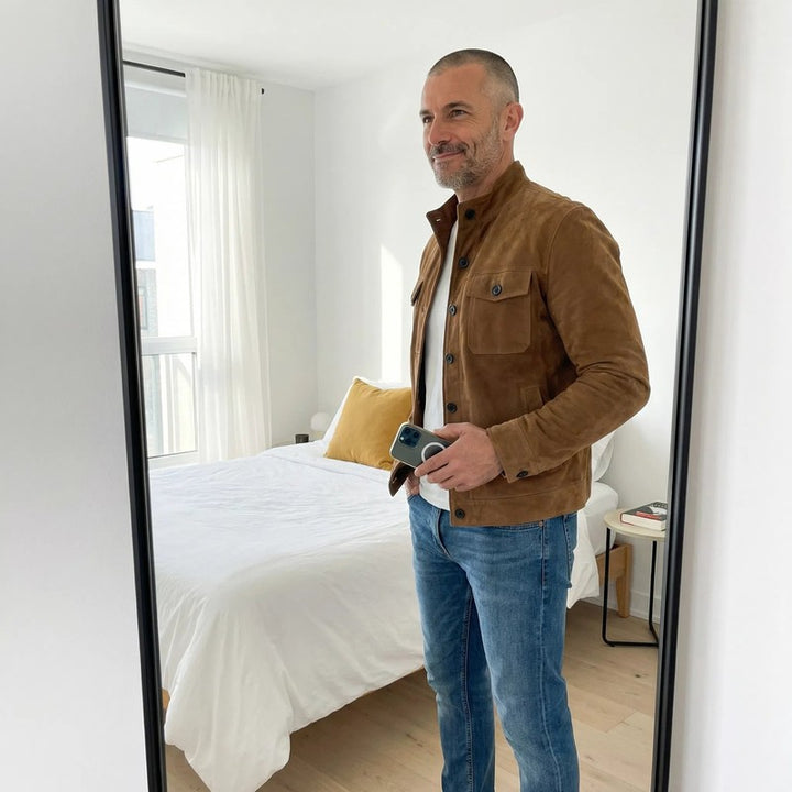 Men Jacket | Structured Military-Style