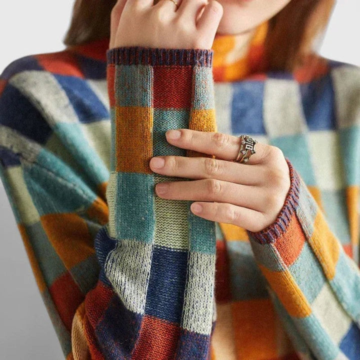 Florentiaa | Maglione dolcevita a quadri