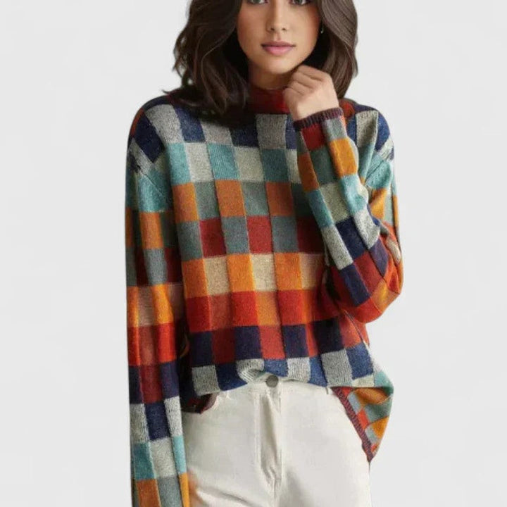 Florentiaa | Maglione dolcevita a quadri