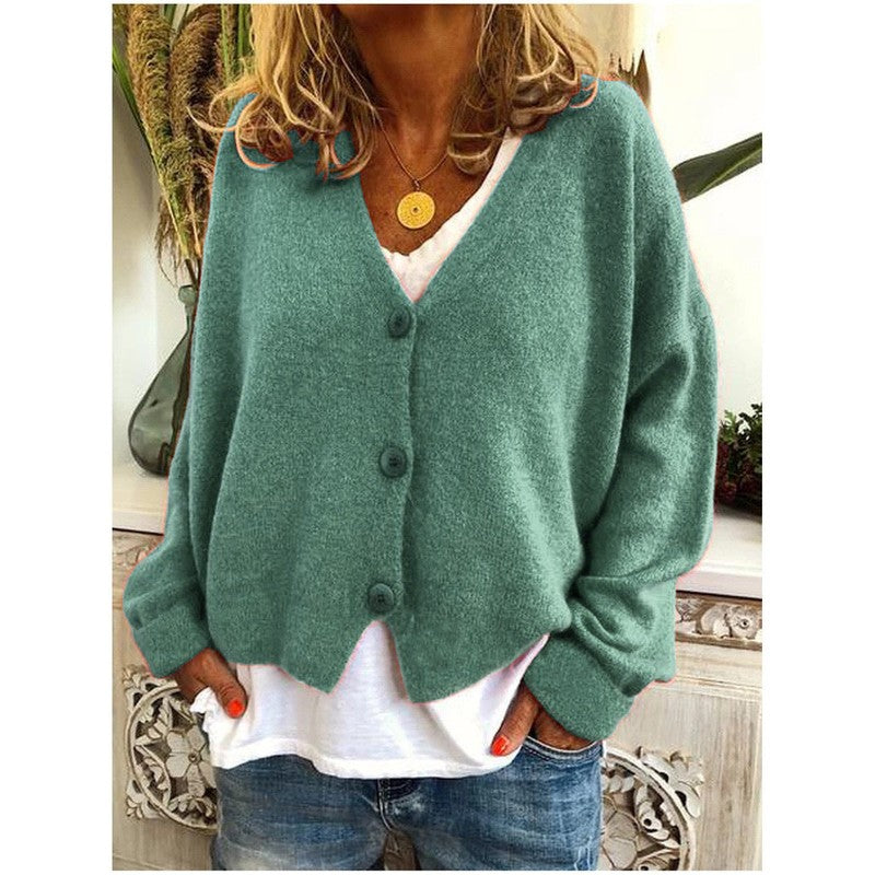 Amelia | V-Neck Oversized Cardigan