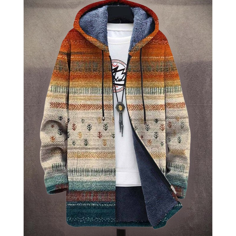 Sienna | Bohemian Folk-Art Hooded Coat