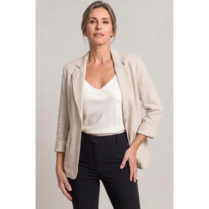 Women’s Relaxed Blazer | Oversized Dropped Shoulder Design