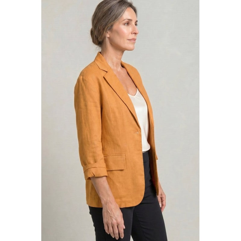 Women’s Relaxed Blazer | Oversized Dropped Shoulder Design