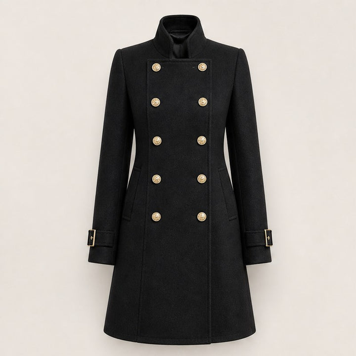 Eleanor | Double-Breasted Knee-Length Coat