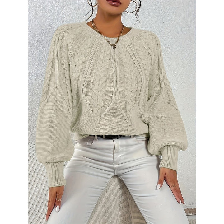 Women's Sweater | Relaxed Cable-Knit Pullover