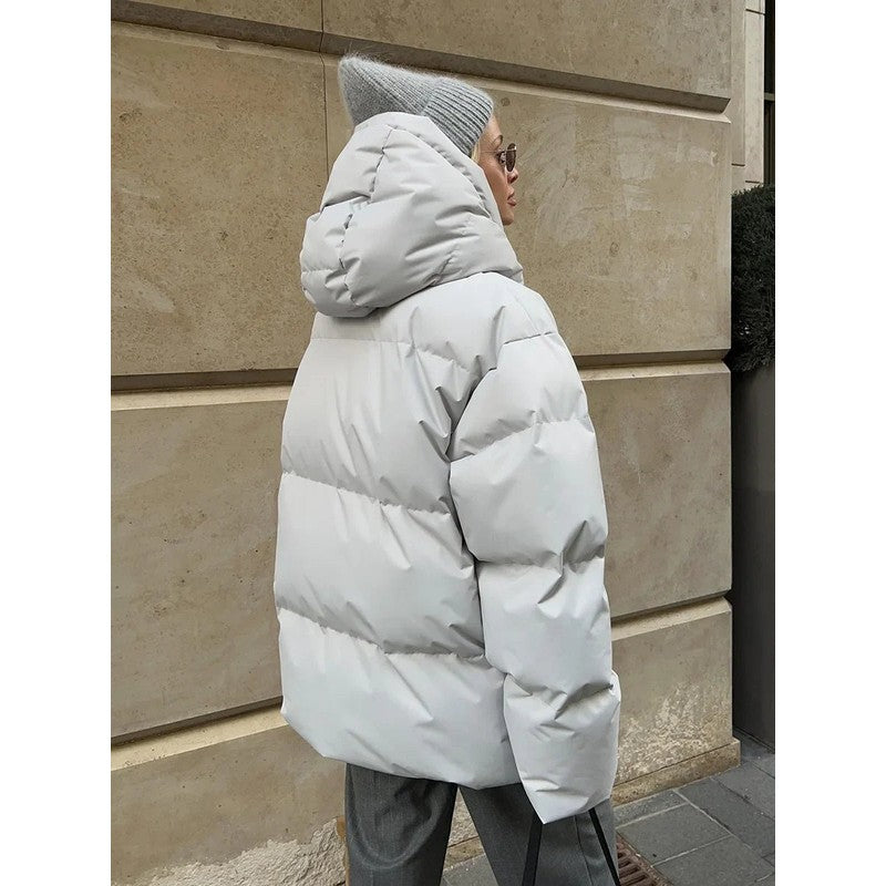 Juliette | Quilted Hooded Winter Jacket
