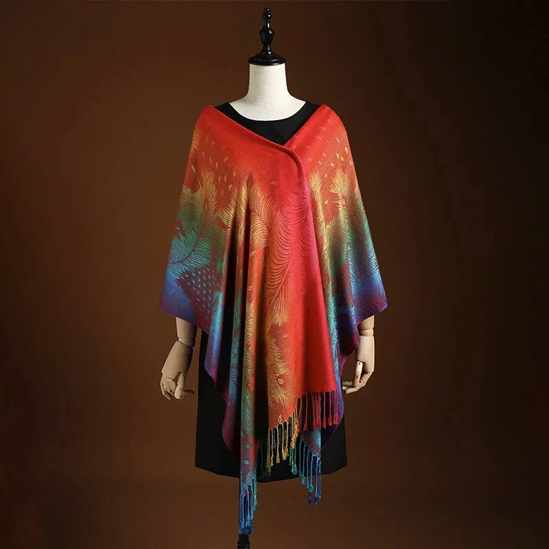 Wren | Scialle bohemien in cashmere
