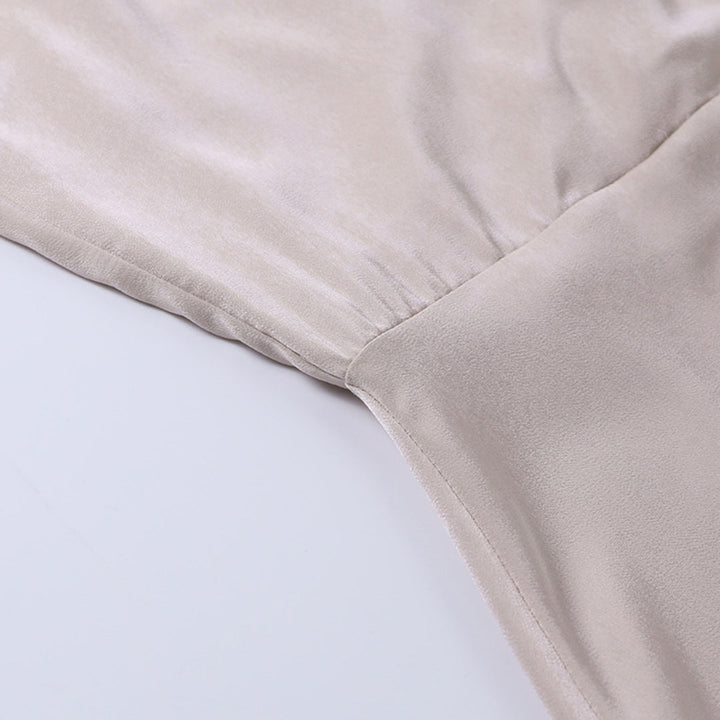Charlie | Abito lungo da donna drappeggiato con spacco alto