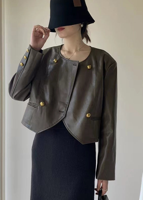 Beatrix | Kurzjacke ohne Kragen für Damen