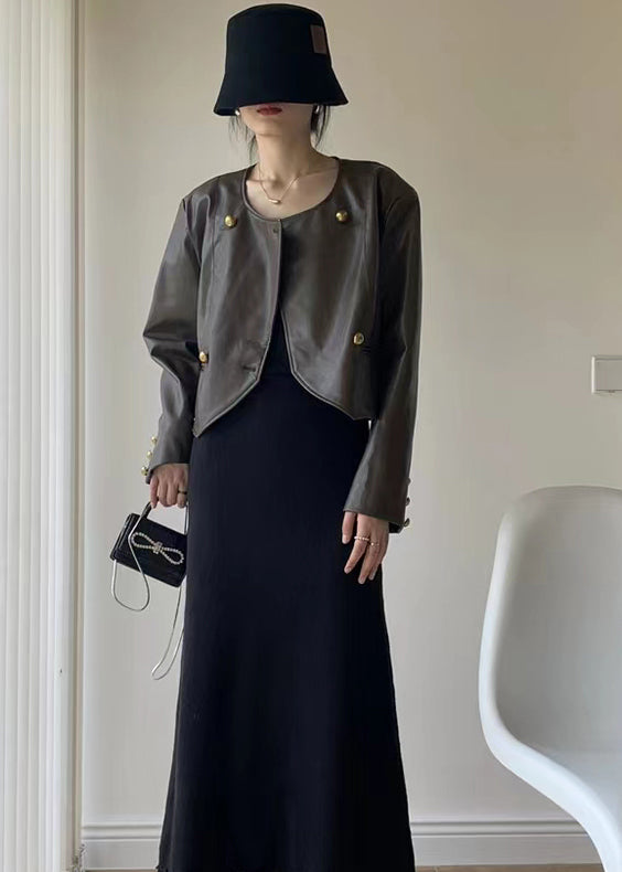 Beatrix | Kurzjacke ohne Kragen für Damen