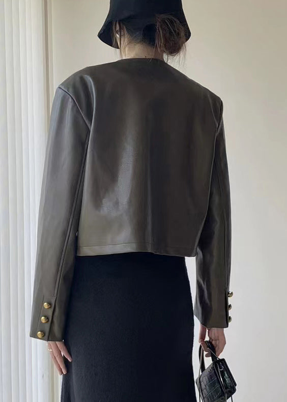 Beatrix | Kurzjacke ohne Kragen für Damen