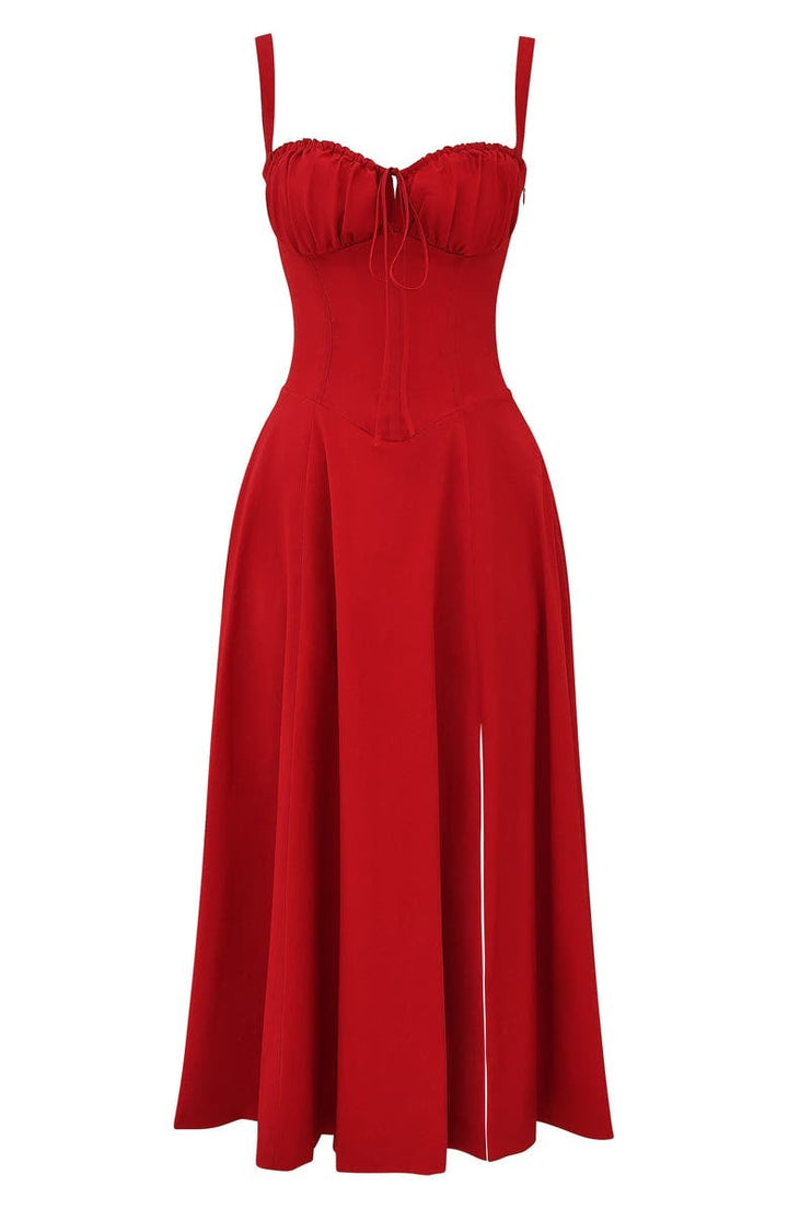 Solveig | Bustier-Midikleid mit Herzausschnitt