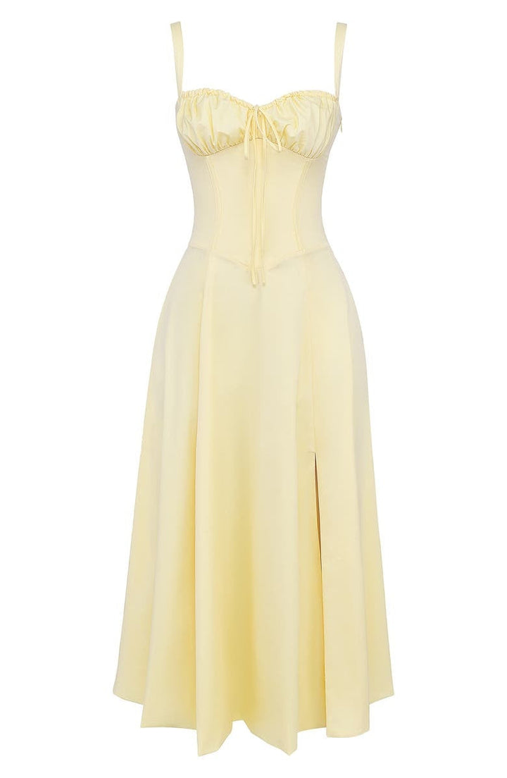Solveig | Bustier-Midikleid mit Herzausschnitt