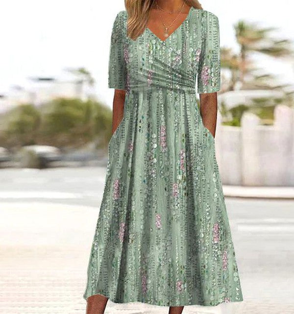 Naomi | Elegant Floral Summer Dress